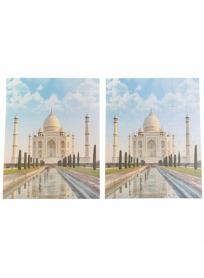 DOLLY PLASTIC Taj Mahal Floor Puzzle, 49 cm x 49 cm, Night Scene - Image 3